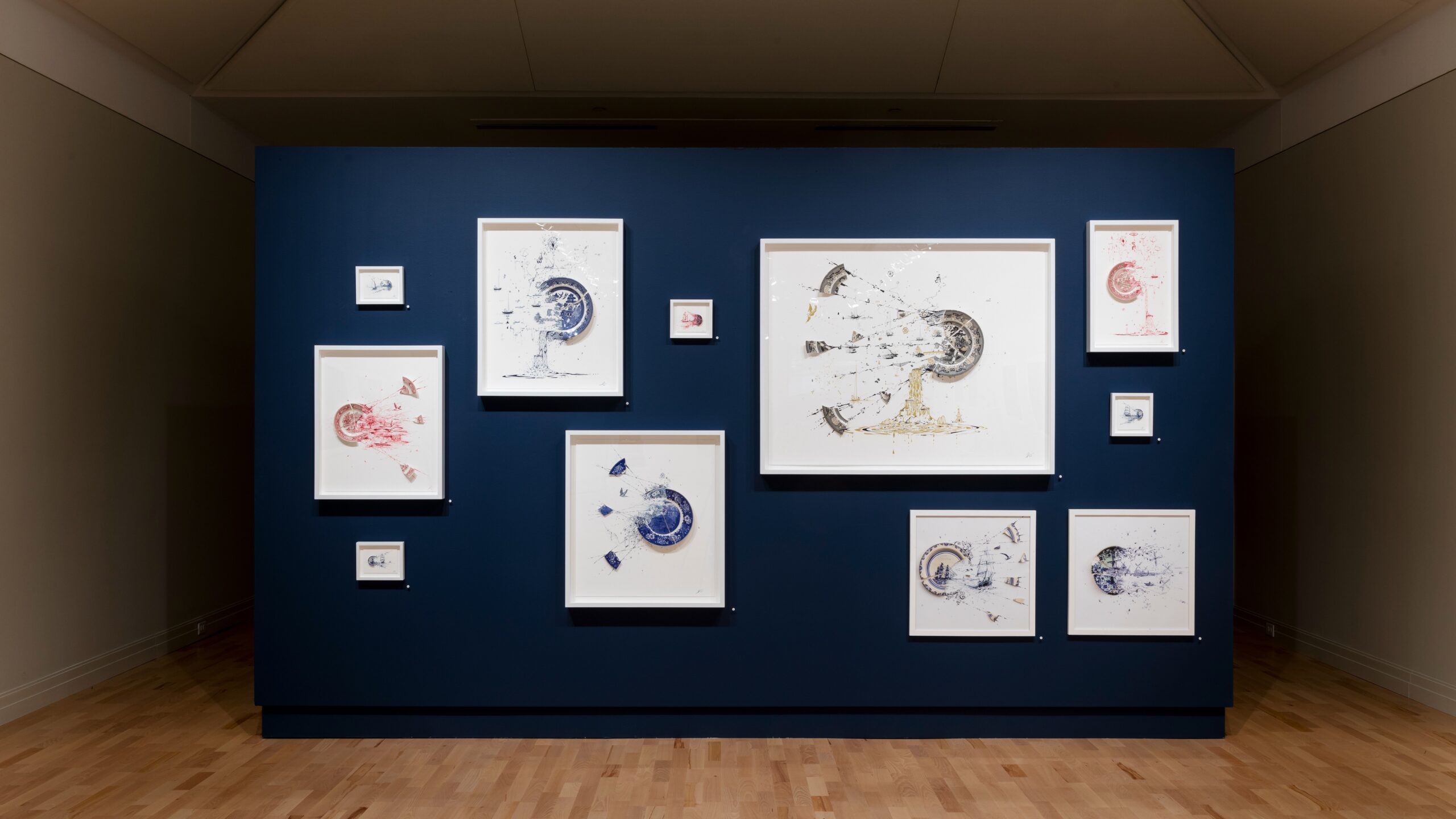 A wall with pictures on it

AI-generated content may be incorrect.