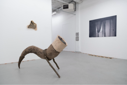 Sheila Novak, Faye Pamintuan, Sandy Wang and Carla Ragel Garcia. Installation view