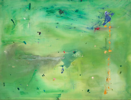 Helen Frankenthaler, A Green Thought in a Green Shade