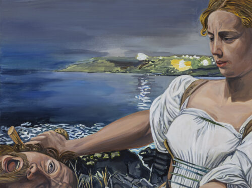 Brenda Zlamany, Cutting Loose (after Judith Beheading Holofernes)