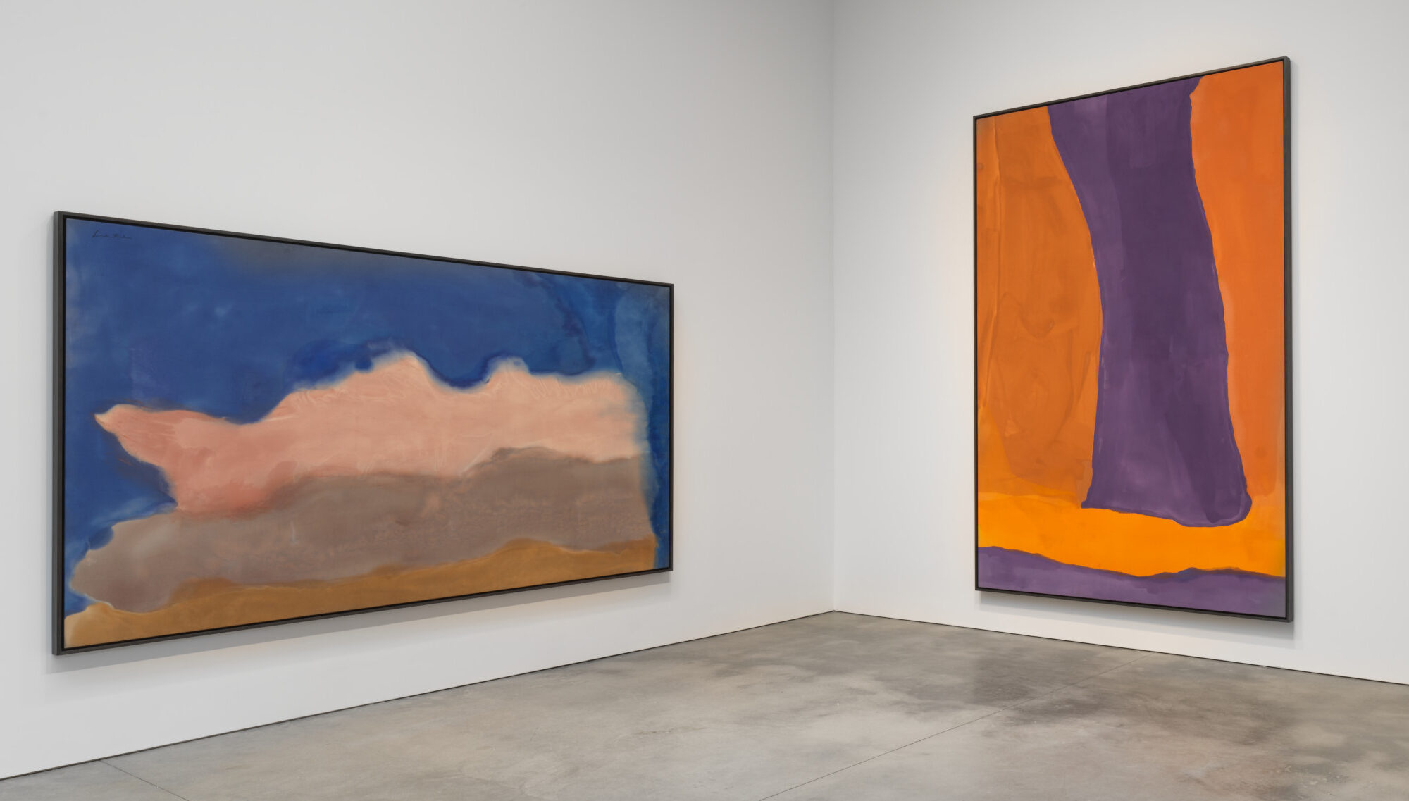 Helen Frankenthaler, The Moment and the Distance, 2026, installation view