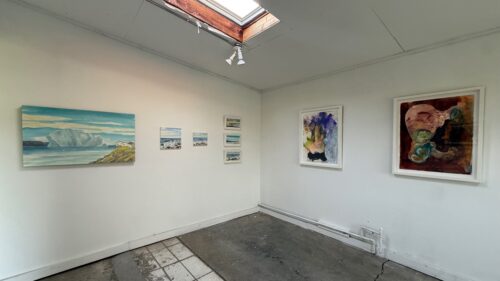 Installation view, Seven Women Chase Icebergs, The Re Institute