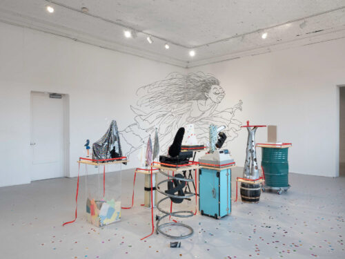 Installation view of Greater New York, on view at MoMA PS1