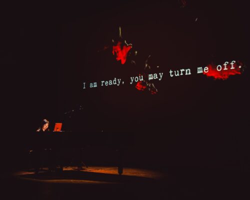 Pianist Clara Yang with visuals by Xuan