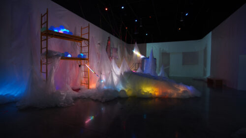 Monumentalizing the Trace, installation view, The Frank C. Ortis Art Gallery