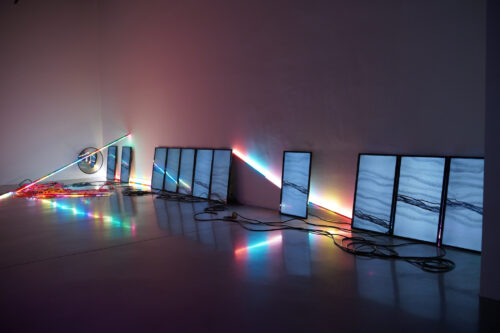 Monumentalizing the Trace, installation view, The Frank C. Ortis Art Gallery