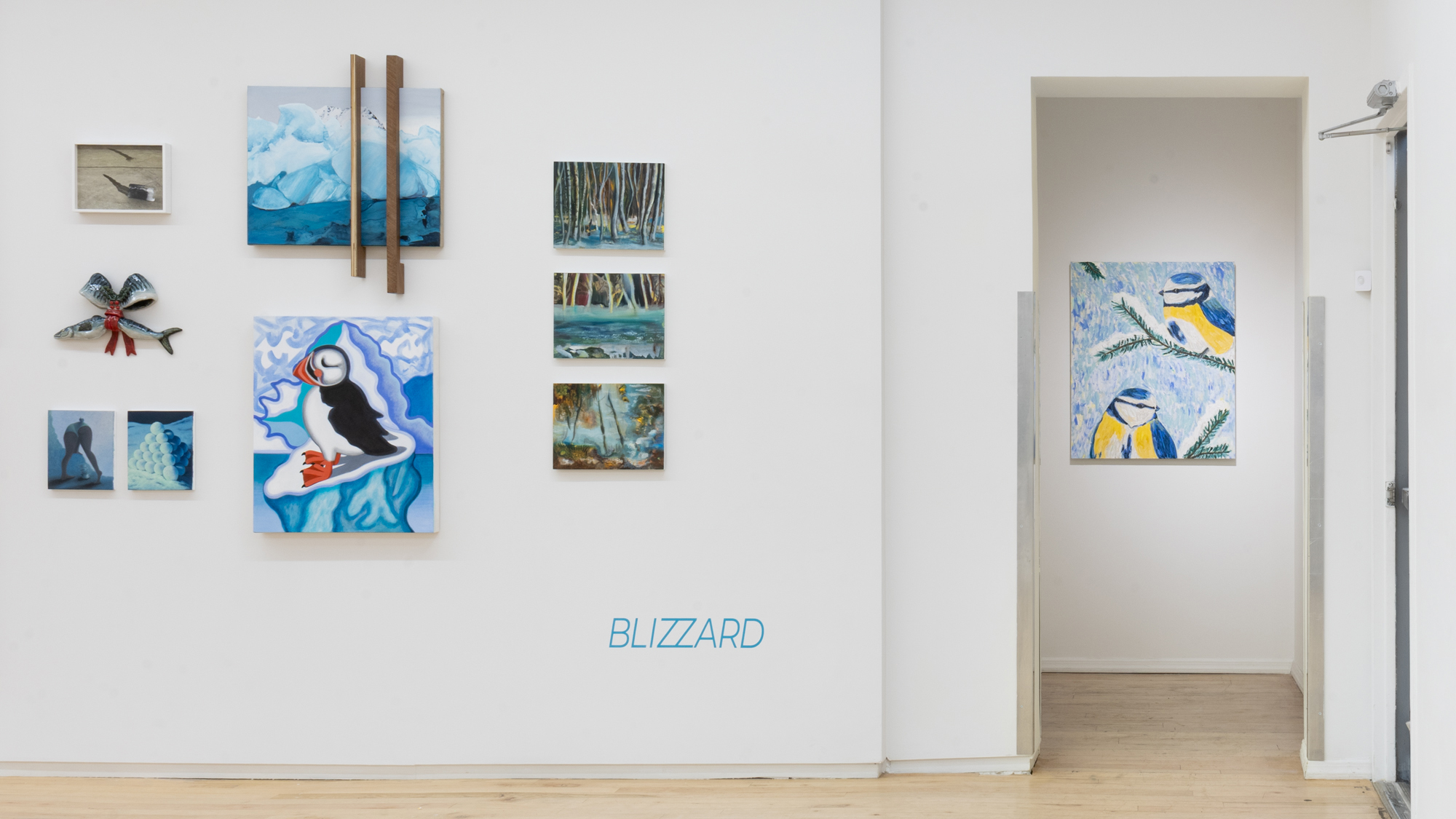 Installation view, Blizzard, Dimin Gallery