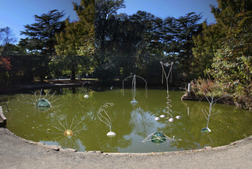 Rendering of Serpentine Sibyls by Daniel Rothbart, curated by Melissa West