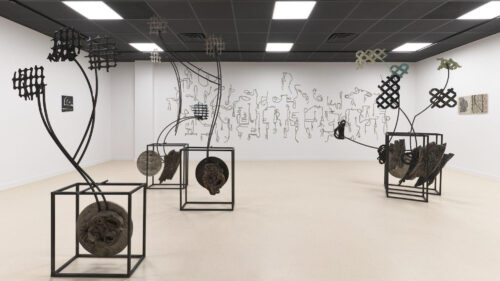 Installation view of Cantilevers - Katy Fischer & Marie Lorenz