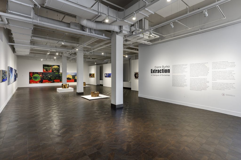 Diane Burko, Extraction, A Dialogue of Extremes, Installation Featured Image