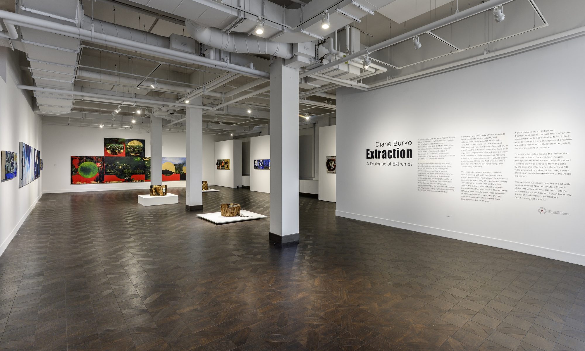 Diane Burko, Extraction, A Dialogue of Extremes, Installation Featured Image
