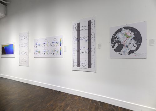Diane Burko, Extraction, A Dialogue of Extremes, installation view 2