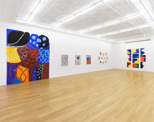Marina Adams: Works on Paper: A Survey, installation view