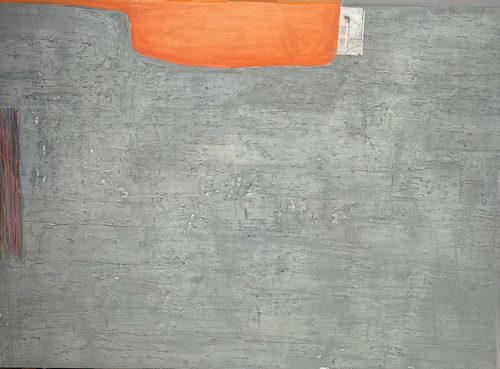 Brenda Goodman, It Can Be Done, 2026, Oil and mixed media on wood, 36” x 50”, photo courtesy of Marc Straus Gallery