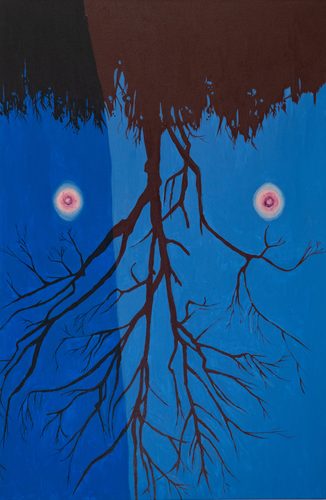 Melissa Murray, The Mother Tree, 2026, acrylic on canvas, 36 x 24 inches