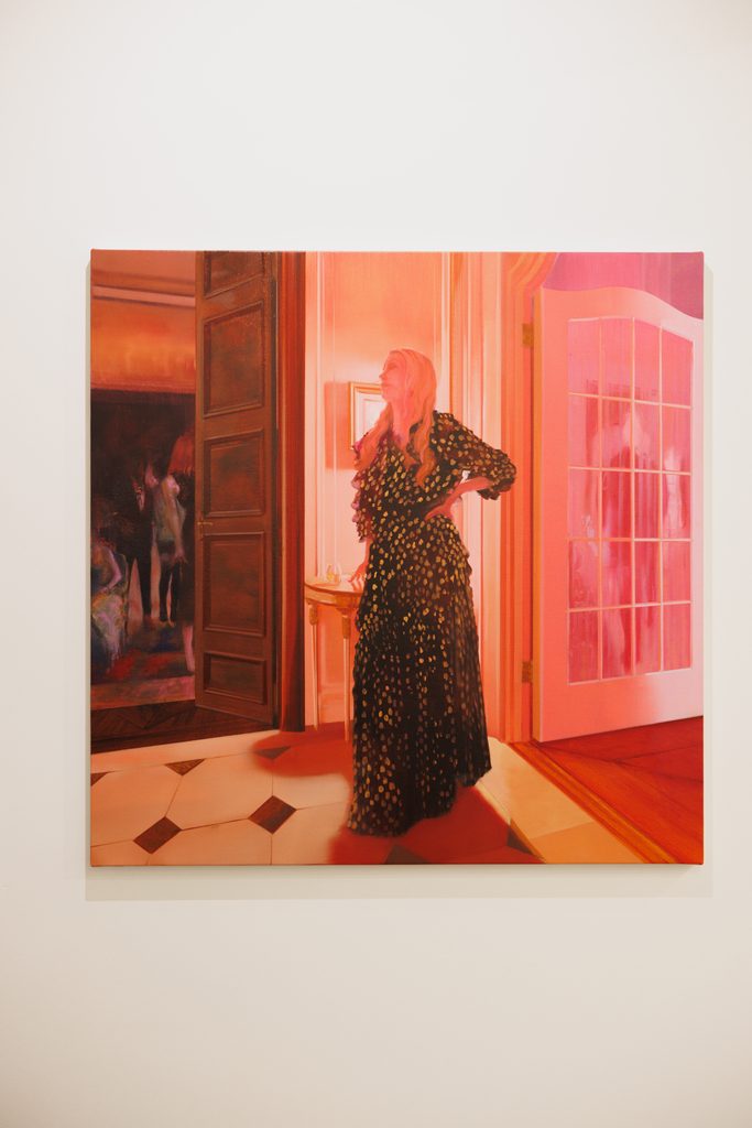 Tim Kent, Manhattan, 2026, oil on canvas, 40 x 40 in ( 101.6 x 101.6 см), courtesy of Tetiana Nikolaienko