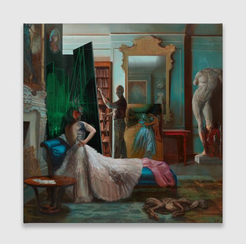 Tim Kent, Sojourn, 2026, oil on canvas, 55 x 55 in (139, 7 x 139, 7 см), photo courtesy of Justin Craun