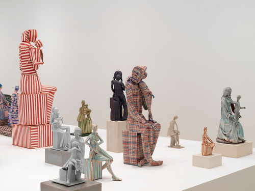 Ann Agee, Madonnas and Hand Warmers, Installation view, P•P•O•W, New York, Jun 18-July 23, 2021. Courtesy P•P•O•W, New York
