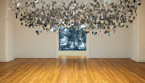 Installation view, Flow and Surge