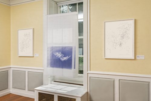 Installation view of Rita Maas and Audra Wolowiec Wave Hill, Bronx
