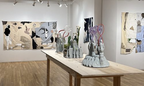 Installation view of Vessels: Bodies, Tales & Machines