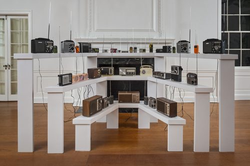 Angel Nevarez & Valerie Tevere, installation view of On Toscanini
