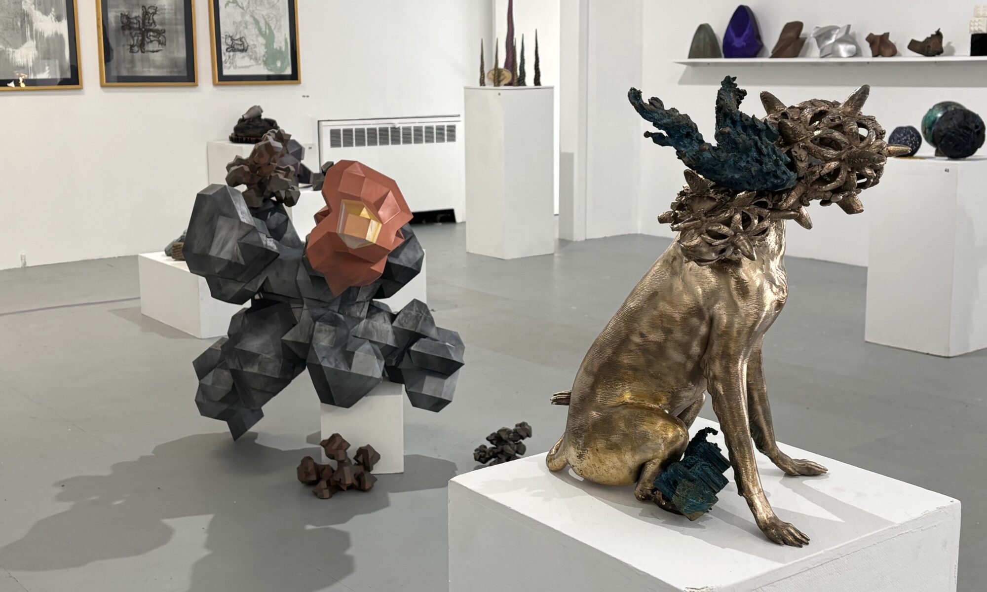Paul Higham, Installation view of Data Sculpture